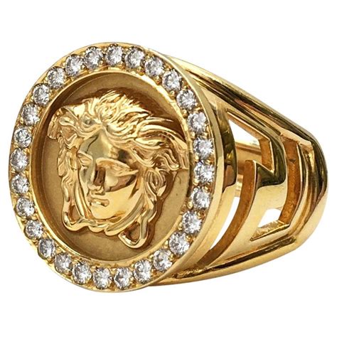 versace ring medusa head